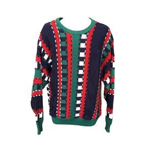 VTG JED Wear Cable Knit Wool Blend Sweater